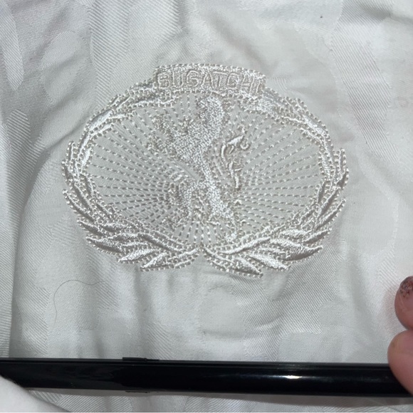 Bugatchi mens White Collared Party Wear Button Shirt Collared Long Sleeve - Picture 2 of 6